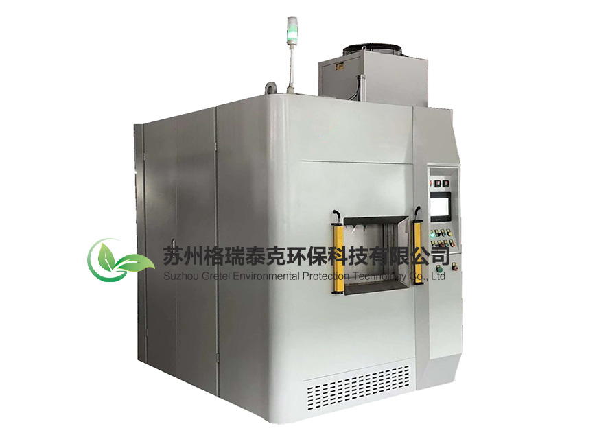 Single station hydrocarbon cleaning machine